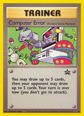 Computer Error (16) [Wizards: Black Star Promos] - Destination Retro