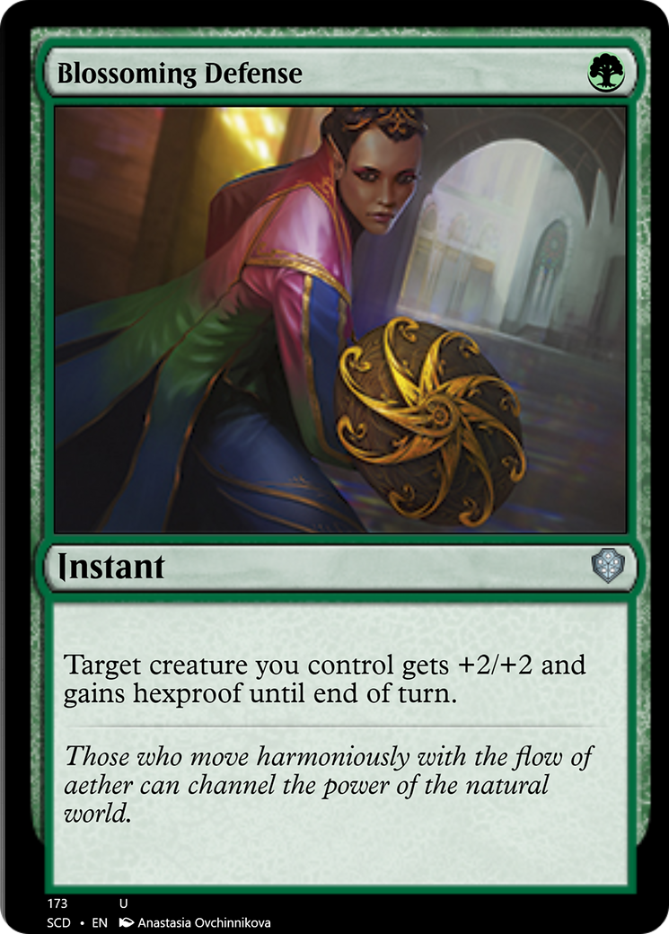 Blossoming Defense [Starter Commander Decks] - Destination Retro