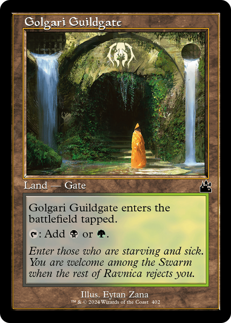 Golgari Guildgate (Retro Frame) [Ravnica Remastered] - Destination Retro