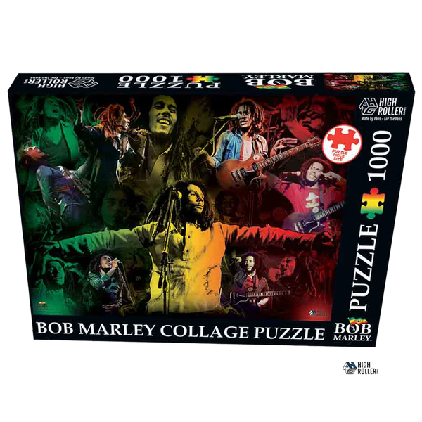 PUZZLES - Collage Puzzle - Bob Marley - 1000 PIECES - Destination Retro
