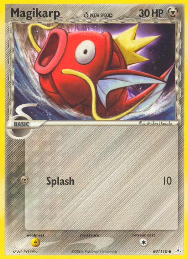 Magikarp (69/110) (Delta Species) [EX: Holon Phantoms] - Destination Retro