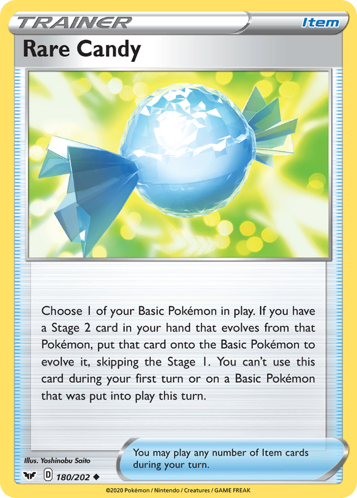 Rare Candy (180/202) [Sword & Shield: Base Set] - Destination Retro