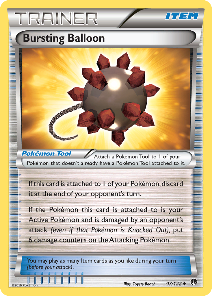 Bursting Balloon (97/122) [XY: BREAKpoint] - Destination Retro