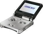 Black and Silver Gameboy Advance SP - GameBoy Advance - Destination Retro