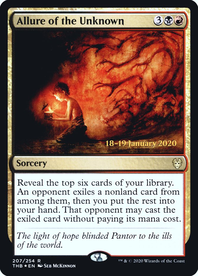 Allure of the Unknown [Theros Beyond Death Prerelease Promos] - Destination Retro