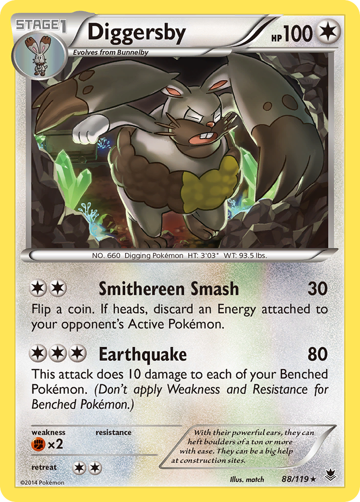 Diggersby (88/119) [XY: Phantom Forces] - Destination Retro