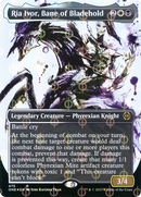 Ria Ivor, Bane of Bladehold (Borderless Ichor Step-and-Compleat Foil) [Phyrexia: All Will Be One] - Destination Retro