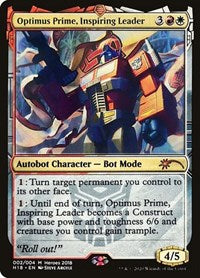 Optimus Prime, Inspiring Leader [Unique and Miscellaneous Promos] - Destination Retro