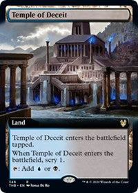 Temple of Deceit (Extended Art) [Theros Beyond Death] - Destination Retro