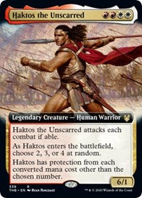 Haktos the Unscarred (Extended Art) [Theros Beyond Death] - Destination Retro