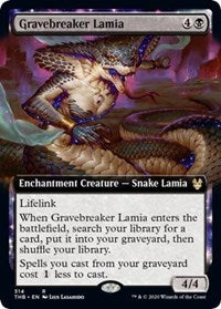 Gravebreaker Lamia (Extended Art) [Theros Beyond Death] - Destination Retro