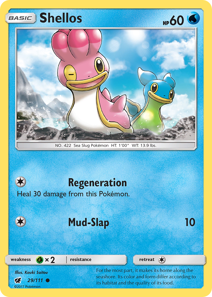 Shellos (29/111) [Sun & Moon: Crimson Invasion] - Destination Retro
