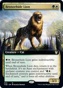 Bronzehide Lion (Extended Art) [Theros Beyond Death] - Destination Retro