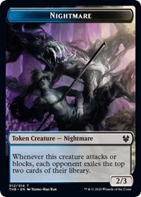 Nightmare Token [Theros Beyond Death] - Destination Retro