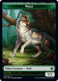 Wolf Token [Theros Beyond Death] - Destination Retro