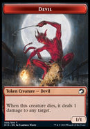 Devil Token [Innistrad: Midnight Hunt Tokens] - Destination Retro