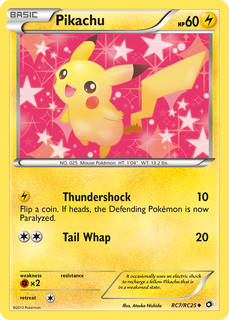 Pikachu (RC7/RC25) [Black & White: Legendary Treasures] - Destination Retro