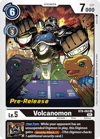 Volcanomon [BT6-062] [Double Diamond Pre-Release Cards] - Destination Retro