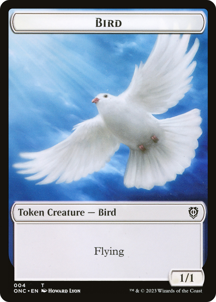 Bird // Cat Double-Sided Token [Phyrexia: All Will Be One Commander Tokens] - Destination Retro