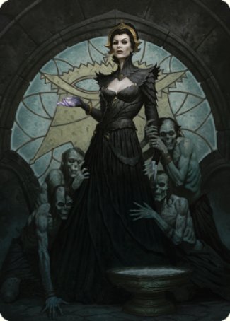 Liliana of the Veil Art Card [Dominaria United Art Series] - Destination Retro