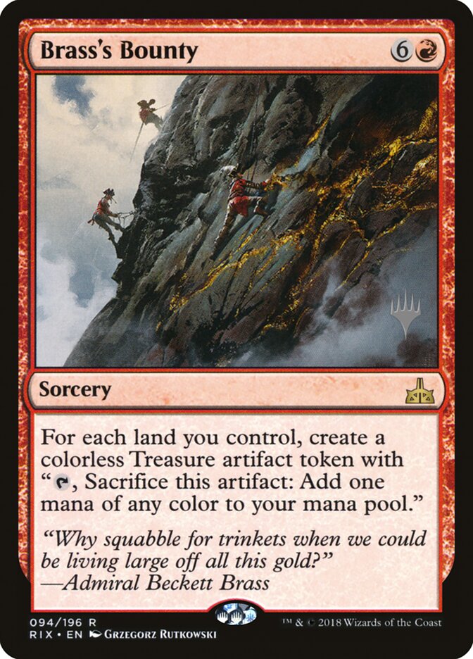 Brass's Bounty (Promo Pack) [Rivals of Ixalan Promos] - Destination Retro