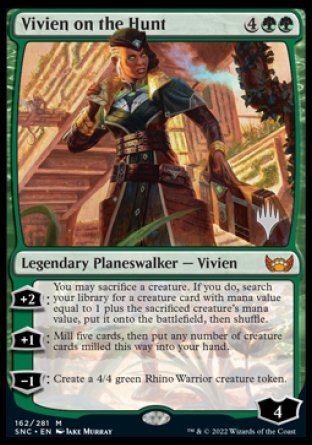 Vivien on the Hunt (Promo Pack) [Streets of New Capenna Promos] - Destination Retro