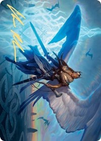 Righteous Valkyrie Art Card (Gold-Stamped Signature) [Kaldheim: Art Series] - Destination Retro