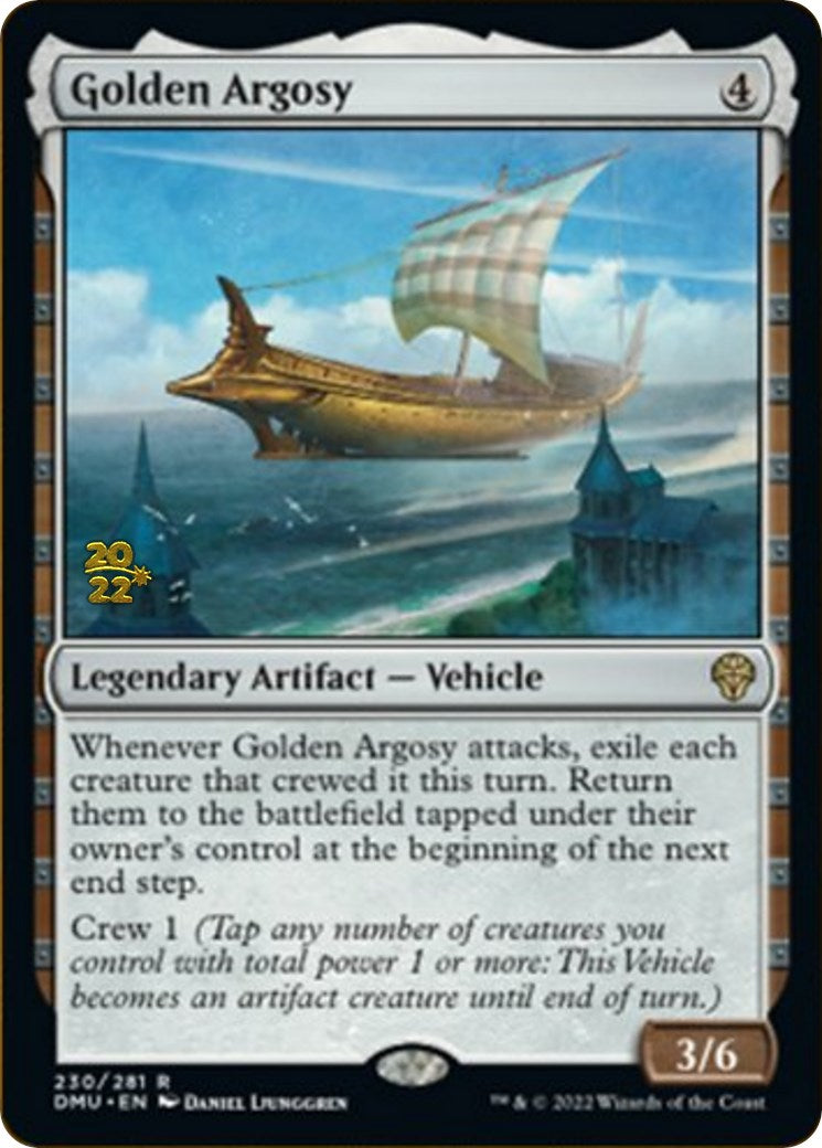 Golden Argosy [Dominaria United Prerelease Promos] - Destination Retro