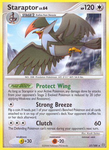 Staraptor (27/100) [Diamond & Pearl: Stormfront] - Destination Retro