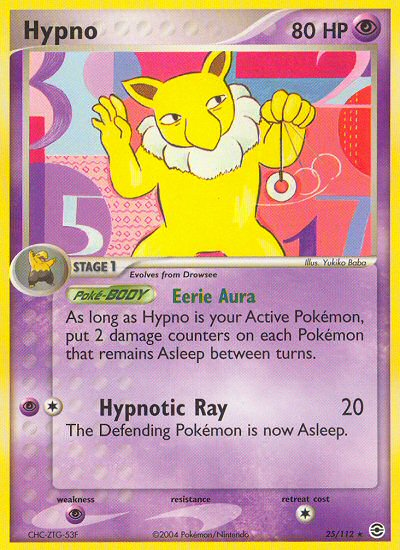 Hypno (25/112) [EX: FireRed & LeafGreen] - Destination Retro