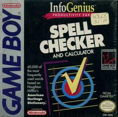 InfoGenius: Spell Checker and Calculator - GameBoy - Destination Retro