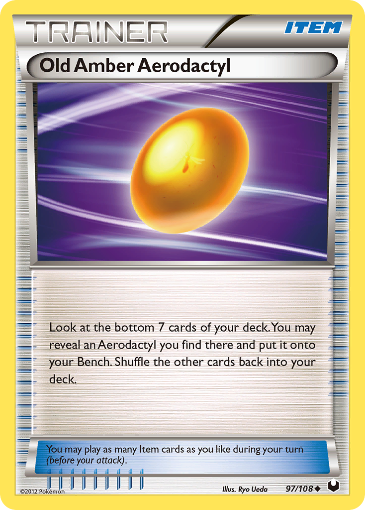 Old Amber Aerodactyl (97/108) [Black & White: Dark Explorers] - Destination Retro