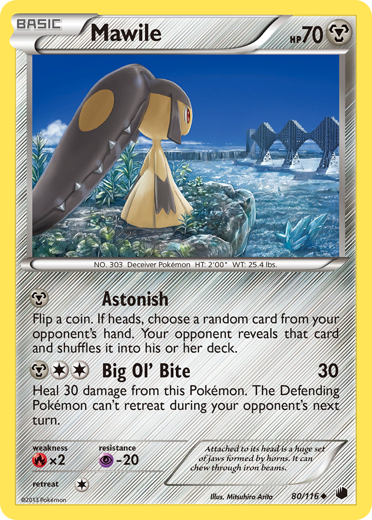 Mawile (80/116) [Black & White: Plasma Freeze] - Destination Retro