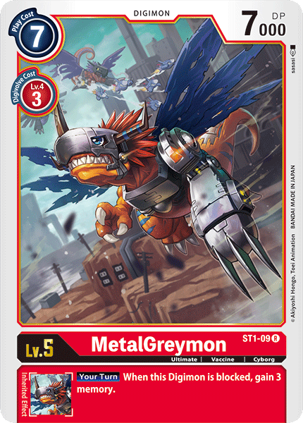 MetalGreymon [ST1-09] [Starter Deck: Gaia Red] - Destination Retro