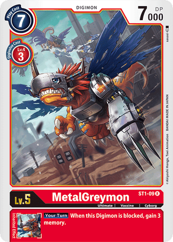 MetalGreymon [ST1-09] [Starter Deck: Gaia Red] - Destination Retro