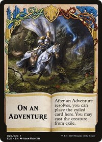 On An Adventure // Spirit Double-sided Token (Challenger 2020) [Unique and Miscellaneous Promos] - Destination Retro