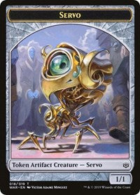 Servo // Dragon Double-sided Token (Challenger 2020) [Unique and Miscellaneous Promos] - Destination Retro
