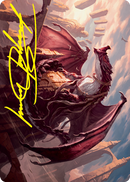Velomachus Lorehold Art Card (Gold-Stamped Signature) [Strixhaven: School of Mages Art Series] - Destination Retro