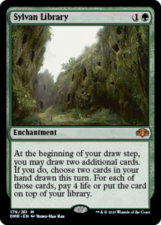 Sylvan Library [Dominaria Remastered] - Destination Retro