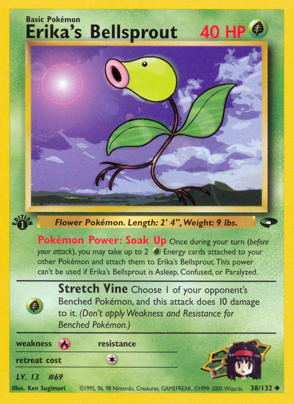 Erika's Bellsprout (38/132) [Gym Challenge 1st Edition] - Destination Retro