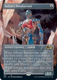Solemn Simulacrum (Alternate Art) [Core Set 2021] - Destination Retro