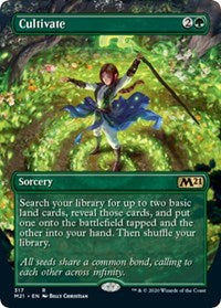 Cultivate (Alternate Art) [Core Set 2021] - Destination Retro