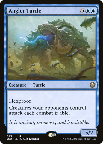 Angler Turtle [Starter Commander Decks] - Destination Retro