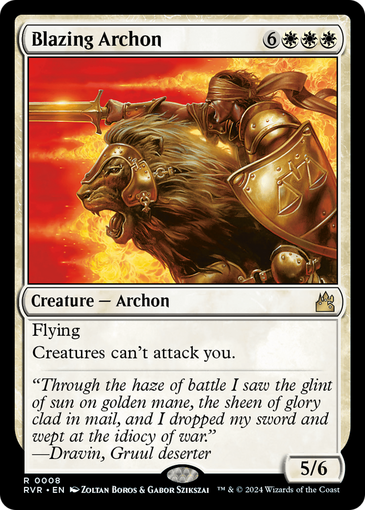 Blazing Archon [Ravnica Remastered] - Destination Retro
