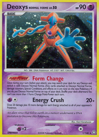 Deoxys Normal Forme (1/146) [Diamond & Pearl: Legends Awakened] - Destination Retro