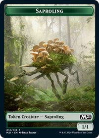 Saproling Token [Core Set 2021] - Destination Retro