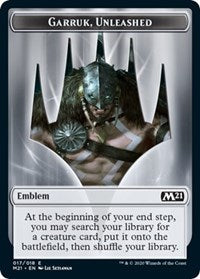 Emblem - Garruk, Unleashed [Core Set 2021] - Destination Retro