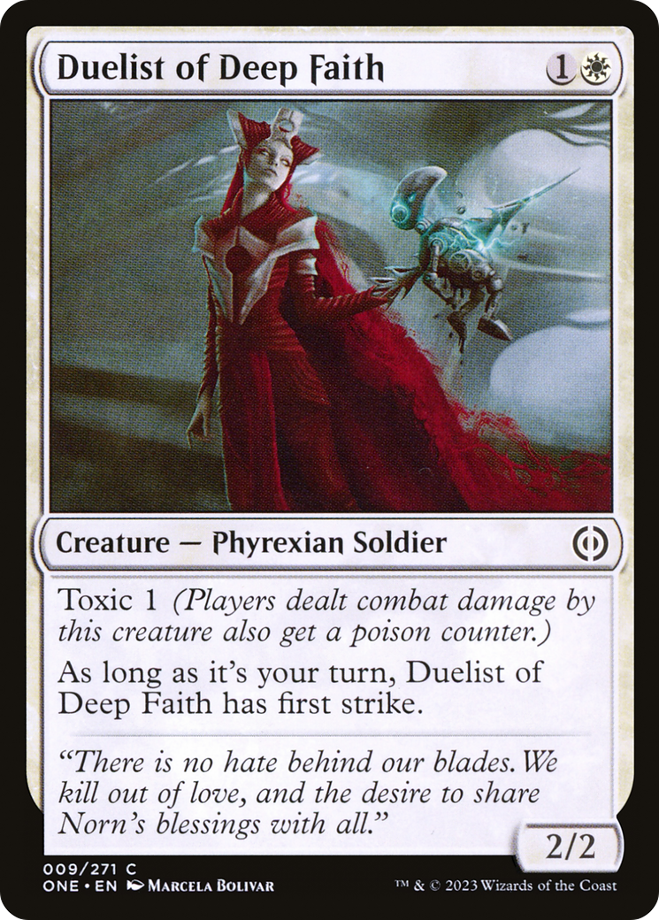 Duelist of Deep Faith [Phyrexia: All Will Be One] - Destination Retro