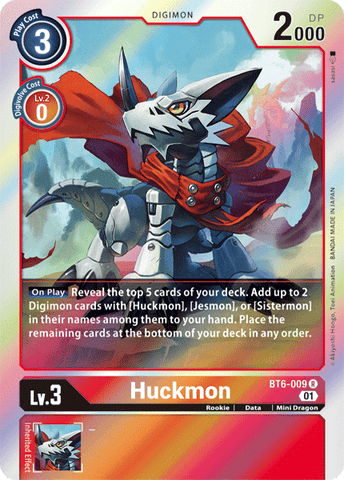 Huckmon [BT6-009] [Double Diamond] - Destination Retro