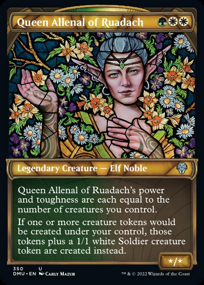 Queen Allenal of Ruadach (Showcase Textured) [Dominaria United] - Destination Retro